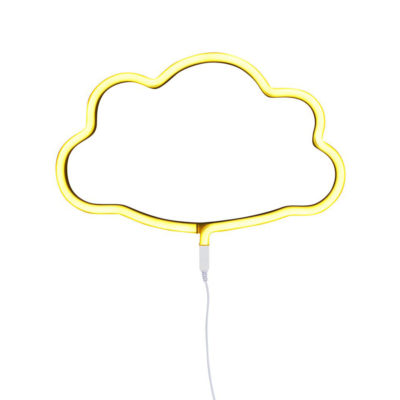 Luz de neon - nube - amarillo - cuarto infantil - iluminación niños - cloud - Liderlamp
