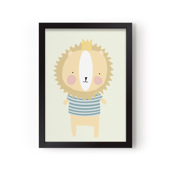 Lamina decoracion infantil - Poster - Majestic Lion - Liderlamp (1)