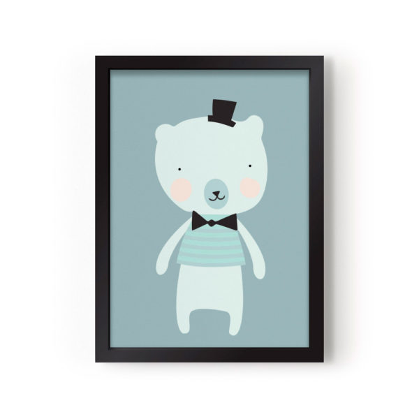 Lámina decoracíon infantil - Poster - Dandy Mister Polar - Liderlamp (3)