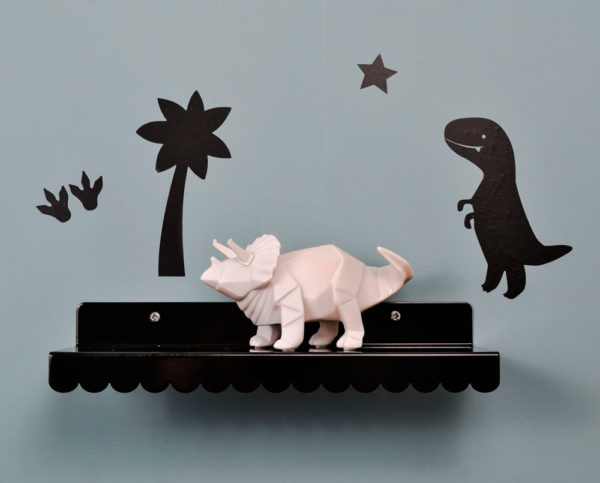 Balda metal negro - blanco y negro - Land of Kids - Liderlamp
