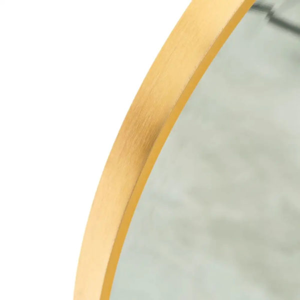 Espejo Isaac dorado - decoracion pared - circular - madera - Ixia - Liderlamp (4)