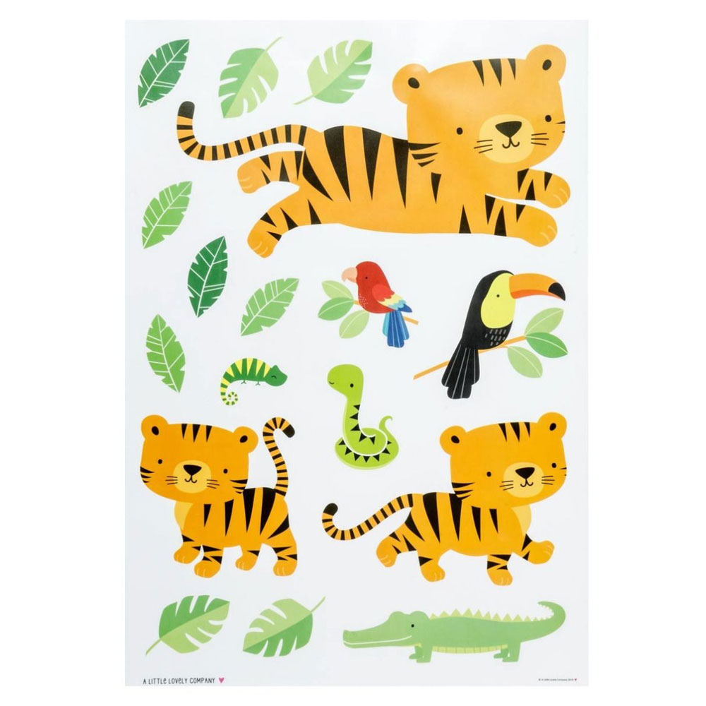 Lunch Box A Little Lovely Company – Tigre Giungla – 850 Ml – Contenitore Per Scuola E Ufficio