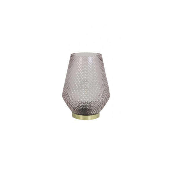 Sobremesa Tovi LED - cristal tallado - relieve - lampara de mesa - Liderlamp (2)