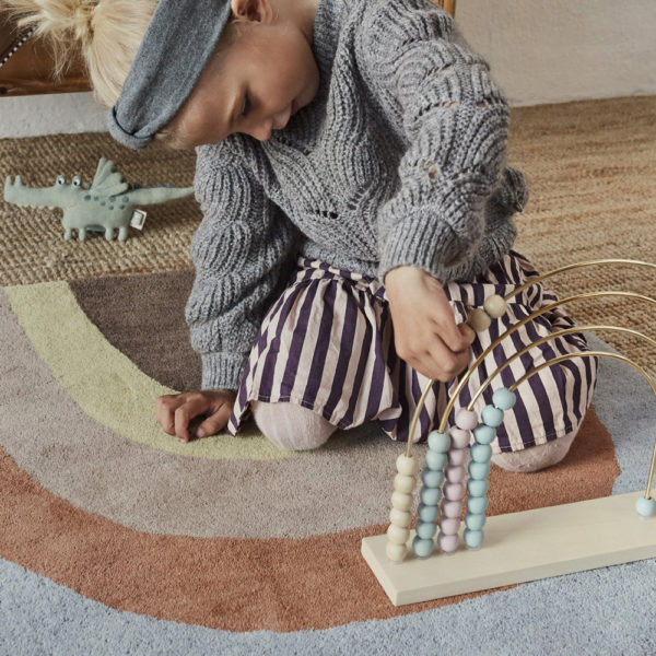 Alfombra arcoíris - textiles habitación niños - decoración infantil - oyoy