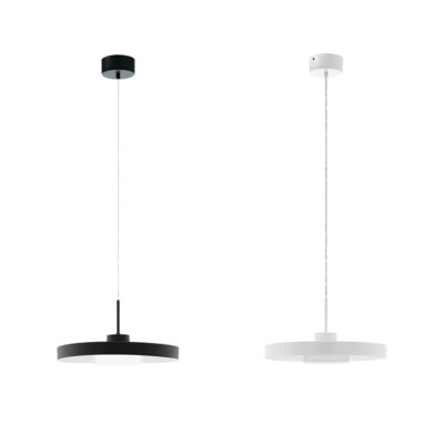 Colgante Rito - blanco y negro - diseno circular - minimalismo - EGLO- Liderlamp (1)