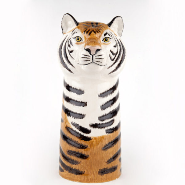 Jarron Tigre ceramica - Quail ceramics - Florero - artesanal - flores - Liderlamp (1)