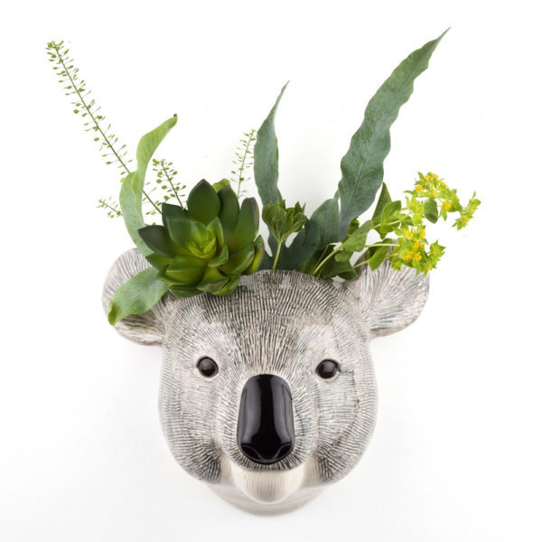 Jarron colgante Koala - Quail ceramics - Florero - artesanal - flores - Liderlamp (3)