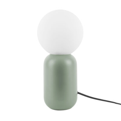 Sobremesa Gala - verde - Present Time - minimalista - metal y cristal - Liderlamp