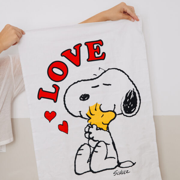 Pano de cocina - Love - textil cocina - deco - Magpie - Peanuts - Snoopy - Liderlamp (1)