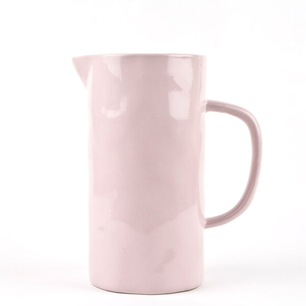 Jarra de ceramica - rosa palido - Quail Egg - Artesano - menaje - mesas bonitas - Uk - Liderlamp (2)