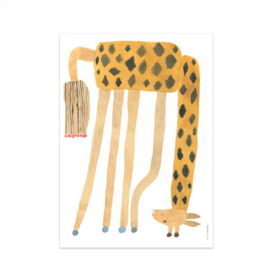 Lamina Noah Giraffe Upside Down - Oyoy - Ilustracion - Jirafa - Infantil - Liderlamp (1)