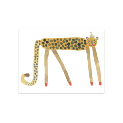 Lamina Smiling Leopard Elvis - Oyoy - Ilustracion - Leon - infanil - Liderlamp