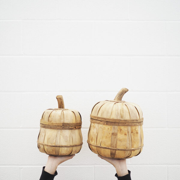 Set de cestas manzana con tapa - Madam Stoltz - ratan - natural - Liderlamp (1)