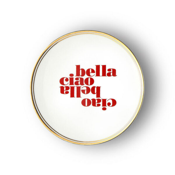 Plato de porcelana Ciao Bella - menaje - Bitossi Home - mesas bonitas - Liderlamp