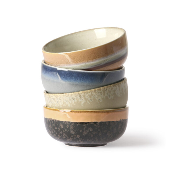 Set 4 Boles de Ceramica - HK Living - menaje - regalo deco - handmade - Liderlamp (1)