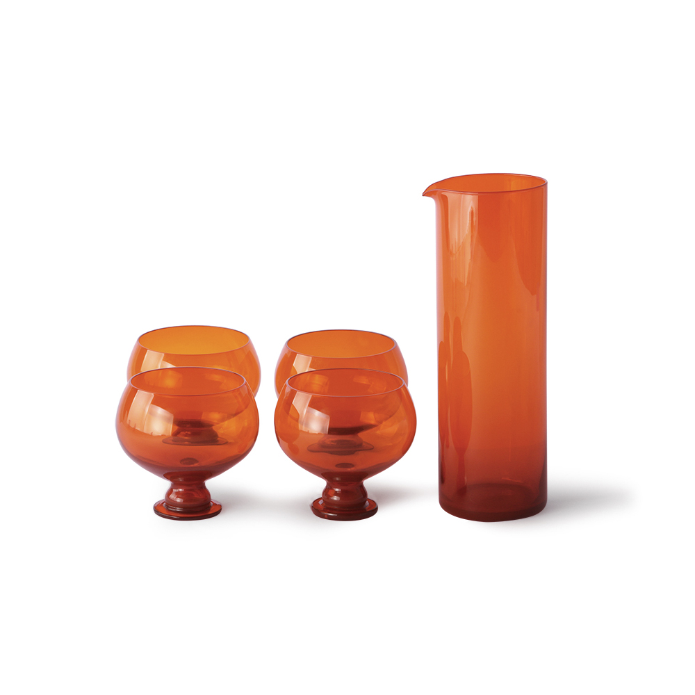 Set 4 vasos + jarra Funky - HK Living - menaje - regalo deco - Liderlamp (4)