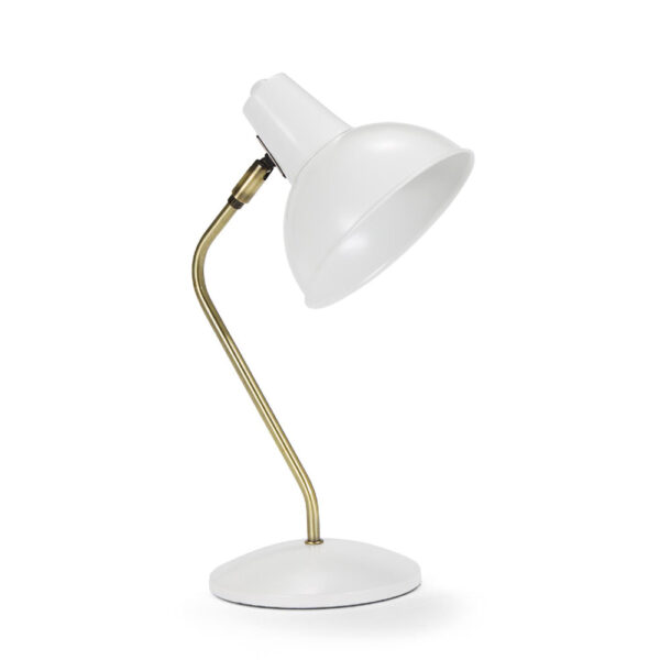 Sobremesa Clarice - flexo blanco - metal - lampara de mesa - Andrea House - Liderlamp