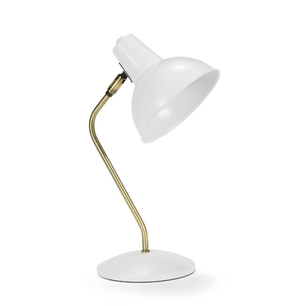 Sobremesa Clarice - flexo blanco - metal - lampara de mesa - Andrea House - Liderlamp