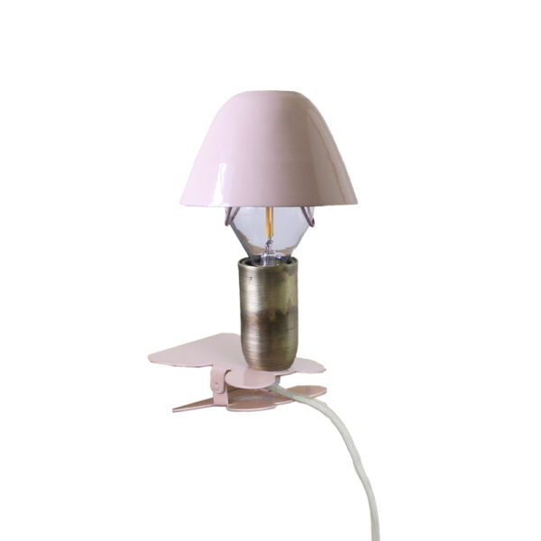 Aplique Didac - metal lacado pinza - cable interruptor y enchufe - industrial - luz infantil - Liderlamp (4)