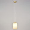 Colgante Shelby - metal y cristal - laton - comprar lampara de techo - Liderlamp (1)