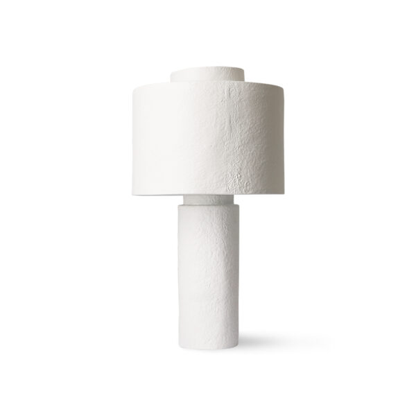 Sobremesa Gesso - acabado yeso - rustico - envejecido - lámpara salon - Liderlamp (1)
