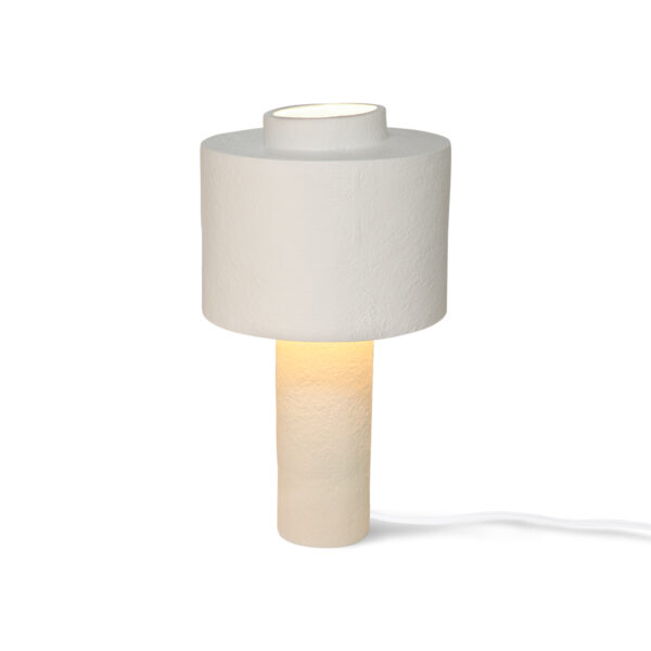 Sobremesa Gesso - acabado yeso - rustico - envejecido - lámpara salon - Liderlamp (1)