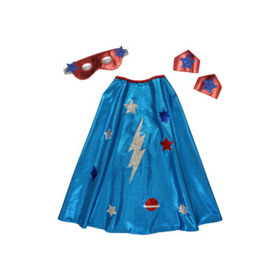 Disfraz Superheroe - Azul - disfraces ninos - capa - juegos de rol - Liderlamp (2)
