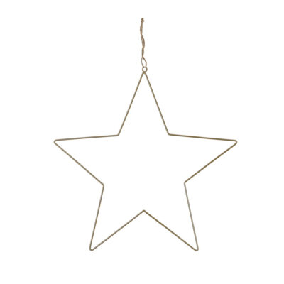 Estrella Dorada - Grande - decoracion Navidad - coronas - colgante - Liderlamp