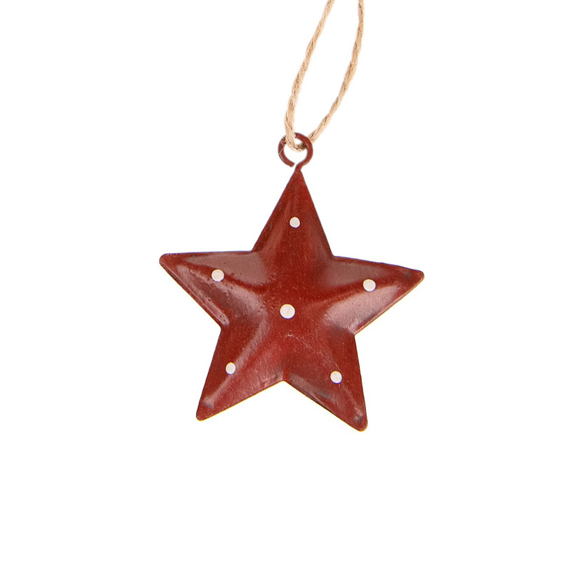 Adorno Navidad - Estrella Roja - decoracion Navidad - arbol Navidad - Liderlamp