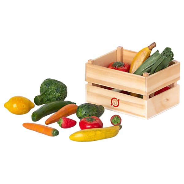 Caja Frutas y Verduras Maileg - casa de munecas - regalo - munecos trapo - Liderlamp (1)