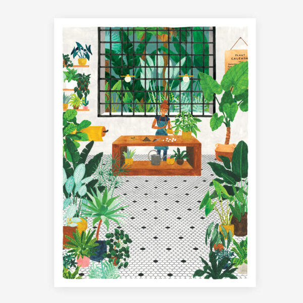 Lamina Gardener - poster - ilustracion botanica - decoracion pared - Liderlamp (1)