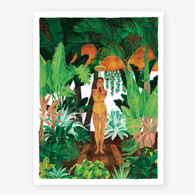 Lamina Summer Shower - poster - ilustracion botánica - decoracion pared - Liderlamp
