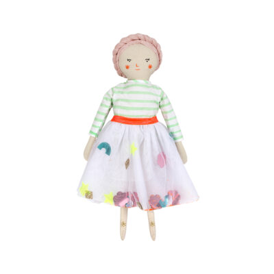 Muneca de Trapo Lila - falda de tul - habitacion infantil - regalos - Liderlamp (1)