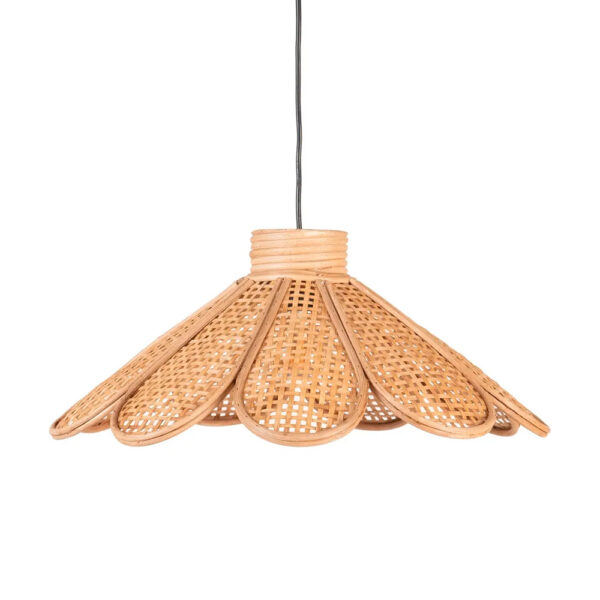 Colgante Ruffle - bambu - color natural - estilo mediterraneo - deco - Liderlamp (1)