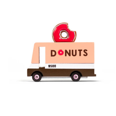 Donut Van - Food Truck - coche de madera - juguete - regalo original - Liderlamp (1)