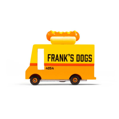 Hot Dog Van - Food Truck - coche de madera - juguete - regalo original - Liderlamp (1)