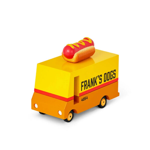 Hot Dog Van - Food Truck - coche de madera - juguete - regalo original - Liderlamp (1)