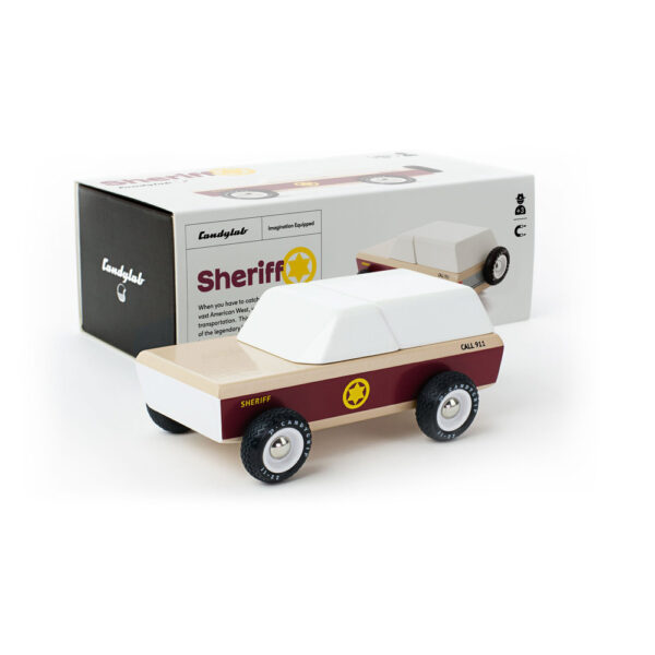 Lone Sheriff - coche de madera - juguete - regalo original Liderlamp (1)