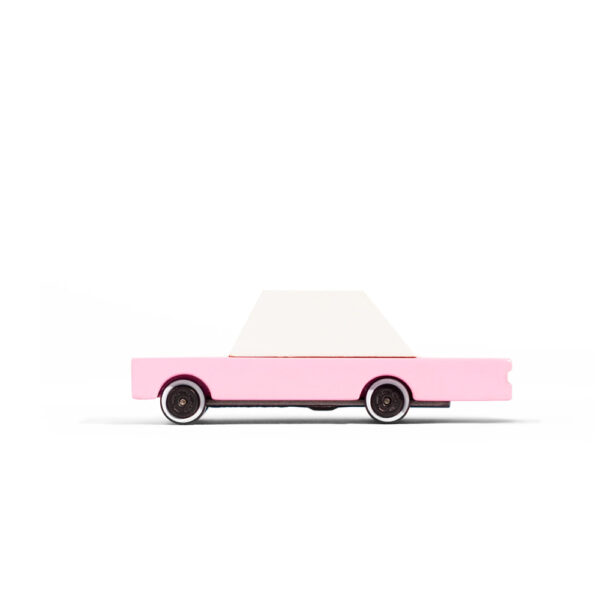 Pink Sedan - coche de madera - juguete - regalo original - Liderlamp (1)