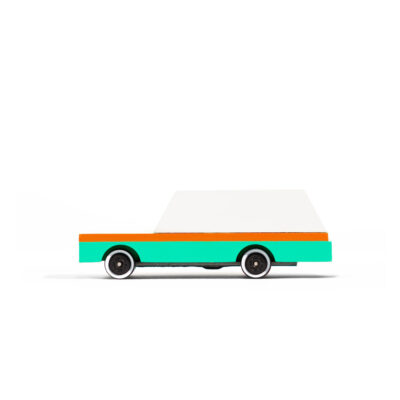 Teal Wagon - coche de madera - juguete - regalo original - Liderlamp (1)