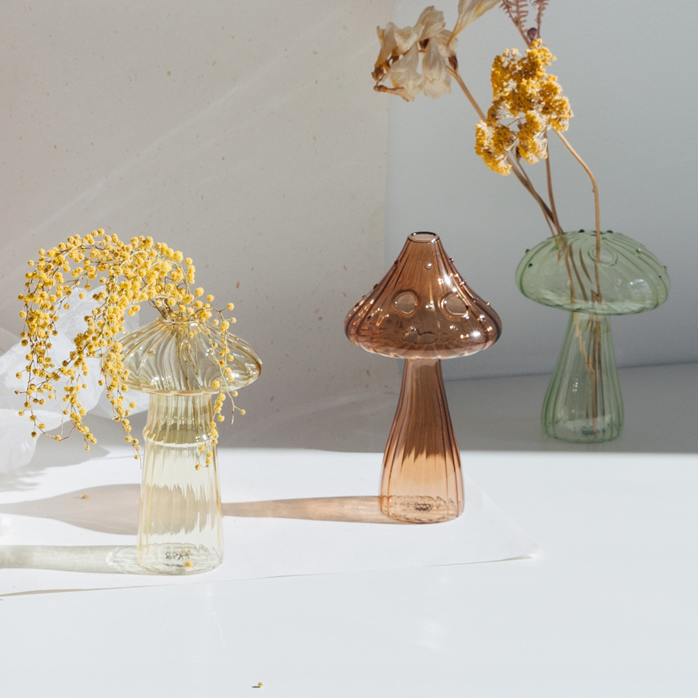 Jarron Mushroom Flores En Casa Esqueje Planta Interior Liderlamp Setas (1)