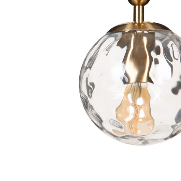 Colgante Brossa - cristal y laton - lamparas de techo modernas - Liderlamp (1)