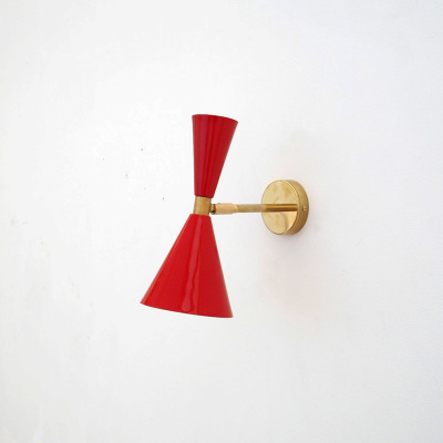 Aplique Alma rojo - lampara de pared vintage - decoracion retro - Liderlamp (6)