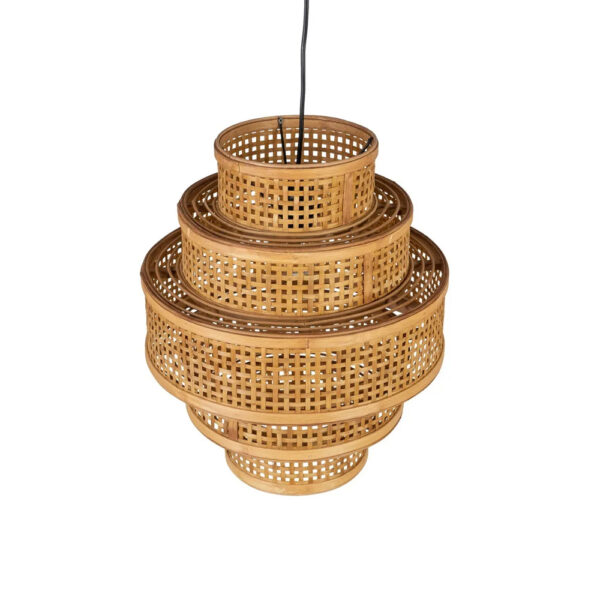Colgante Caparica - Lampara de techo de bambu - estilo mediterraneo - Liderlamp (7)
