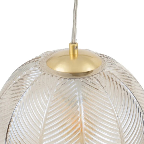 Colgante Boho - lampara de cristal - laton - lamparas modernas - Liderlamp (1)