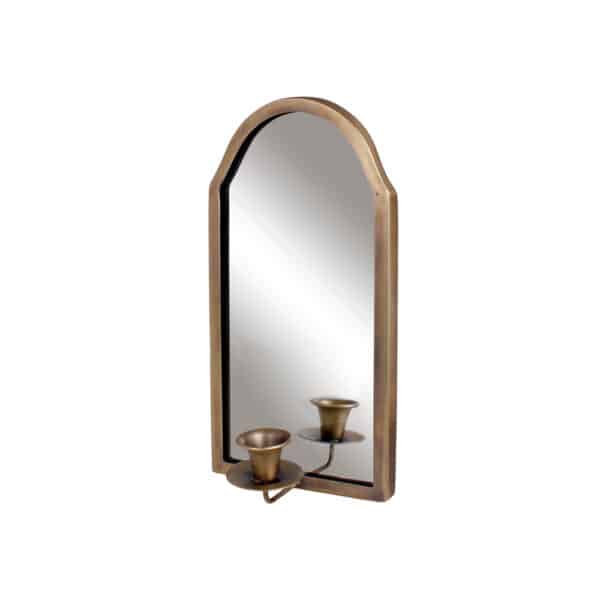 Espejo Palmatoria Laton - decorar con espejos - estilo cottage - Liderlamp (5)