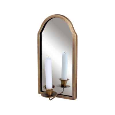 Espejo Palmatoria Laton - decorar con espejos - estilo cottage - Liderlamp (5)