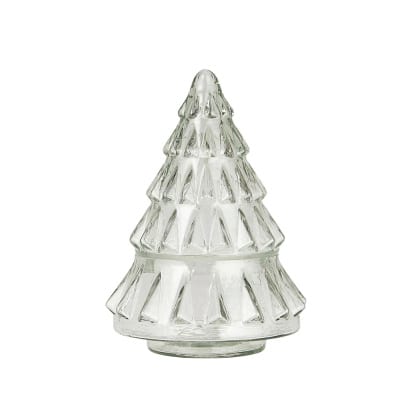 Abeto Navidad Cristal Pequeno 2 Piezas - centro mesa navidad - Liderlamp