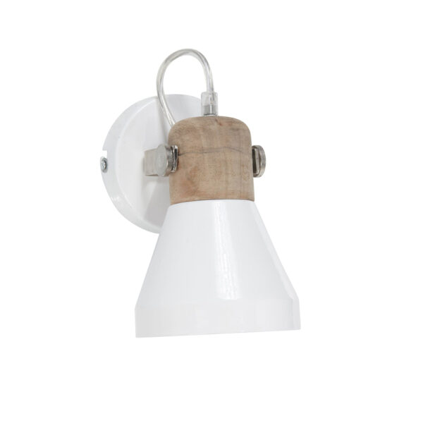 Aplique Branch Blanco - lampara pared estilo industrial - aplique salon - Liderlamp