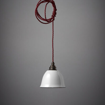 Pantalla Lithe Blanco - Pantalla lampara peltre - estilo rustico industrial - Liderlamp (6)
